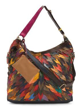 AMERILEATHER Leather Zoe Shoulder Bag